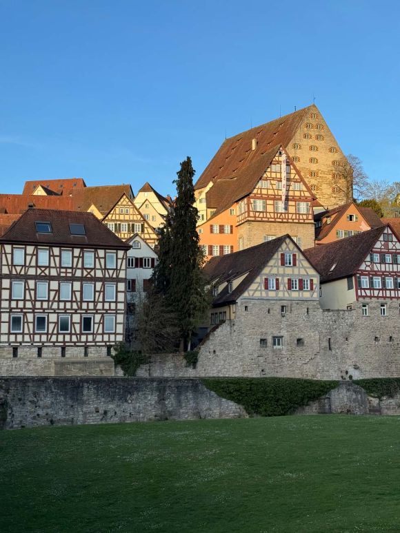 Blick auf die Altstadt von Schwäbisch Hall